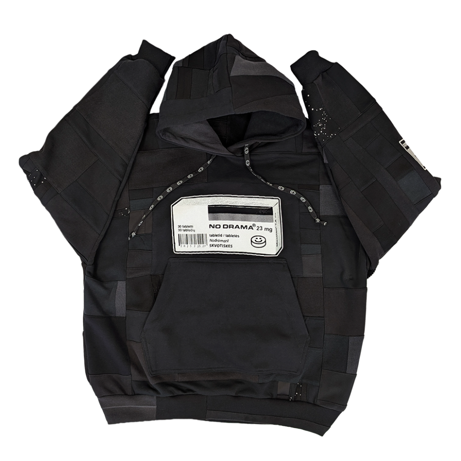 CUSTOM BLACK FRANKENHOODIE