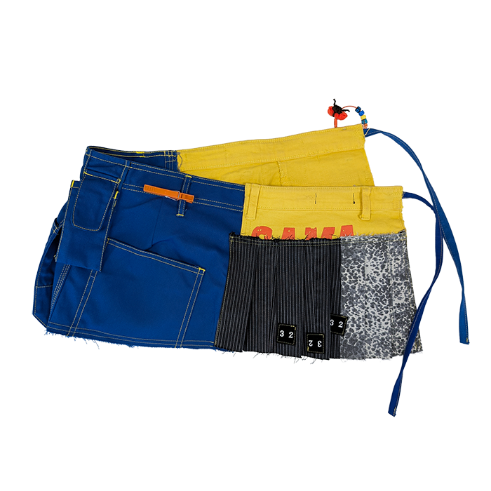 SMILEY WRAP BELT SKIRT - Image 2