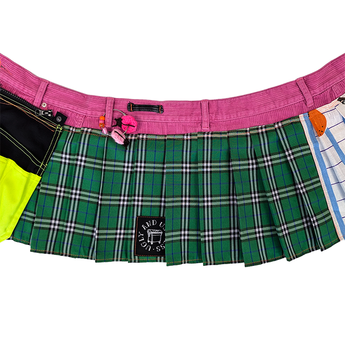 PINK WRAP BELT SKIRT - Image 4