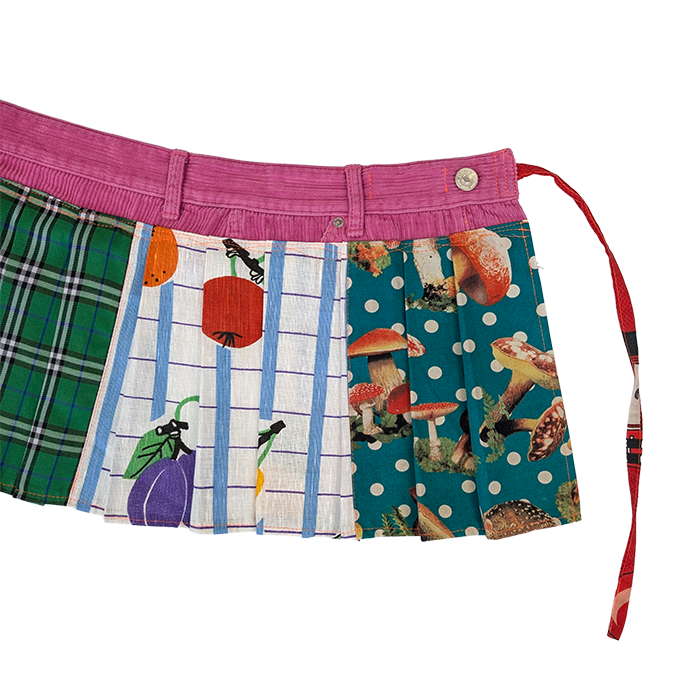 PINK WRAP BELT SKIRT - Image 5